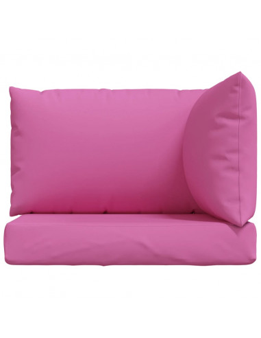 Cuscini per Pallet 3 pz Rosa in Tessuto Oxford