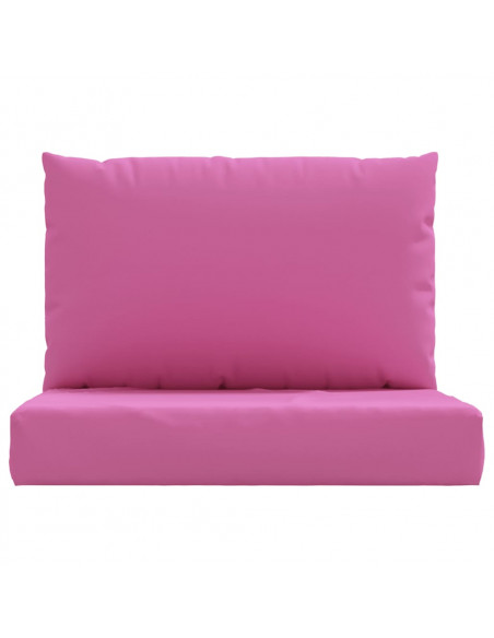 Cuscini per Pallet 2 pz Rosa in Tessuto Oxford