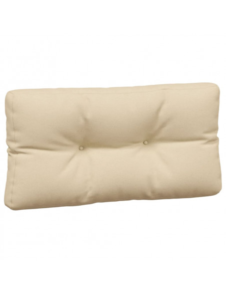 Cuscini per Pallet 7 pz Beige in Tessuto