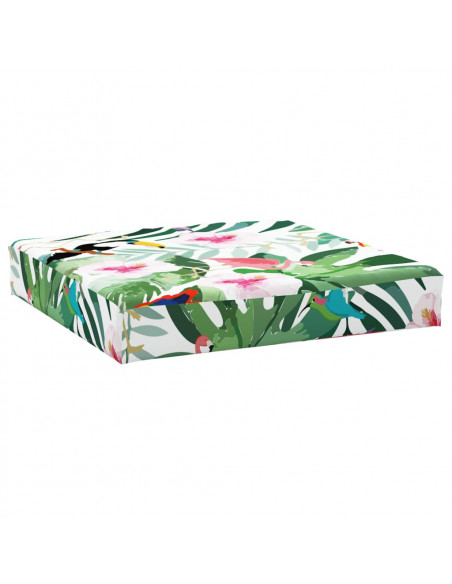 Cuscino per Pallet Multicolore 60x60x8 cm in Tessuto Oxford
