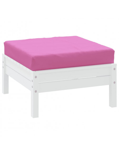 Cuscino per Pallet Rosa 60x60x8 cm in Tessuto Oxford