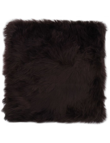 Cuscini per Sedie 2 pz Marrone 40x40cm in Vera Pelle di Montone