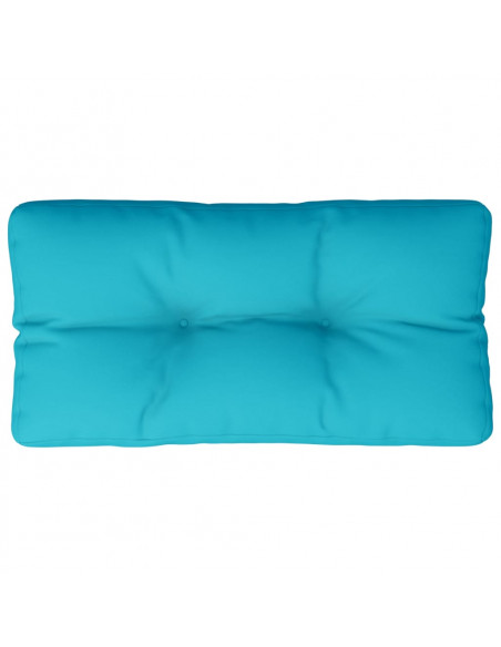 Cuscino per Pallet Turchese 80x40x12 cm in Tessuto