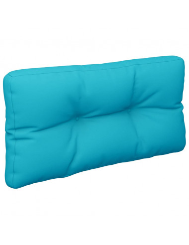 Cuscino per Pallet Turchese 80x40x12 cm in Tessuto