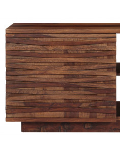 Mobile Porta TV 120x30x40 cm in Legno Massello di Acacia 2