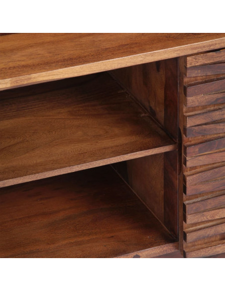 Mobile Porta TV 120x30x40 cm in Legno Massello di Acacia