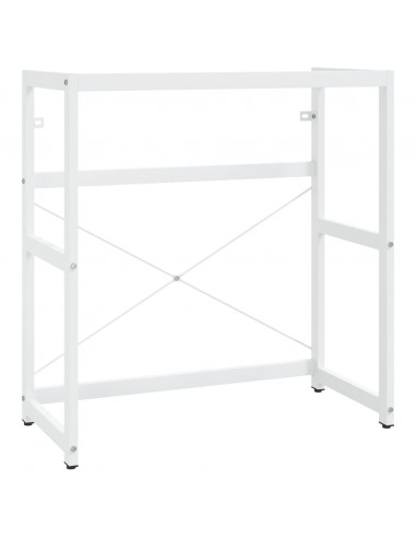 Struttura per Lavabo da Bagno Bianca 79x38x83 cm in Ferro