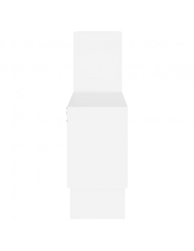 Scaffale a Muro Auto Bianco 82x15x51 cm Legno Multistrato