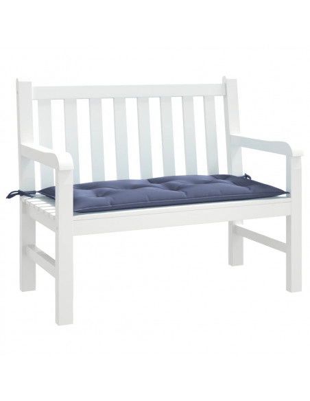Cuscino Panca Giardino Blu Marino 110x50x7 cm in Tessuto Oxford