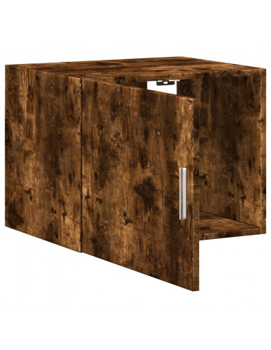 Mobile a Parete Rovere Fumo 50x42,5x40 cm in Legno Multistrato
