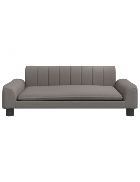 Divano per Bambini Tortora 90x53x30 cm in Tessuto