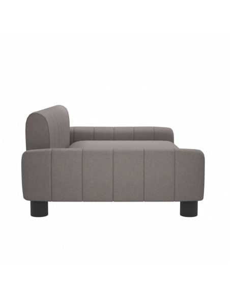 Divano per Bambini Tortora 90x53x30 cm in Tessuto