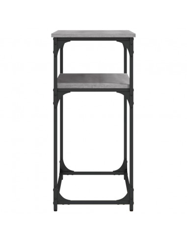 Tavolino Consolle Grigio Sonoma 100x35,5x75cm Legno Multistrato