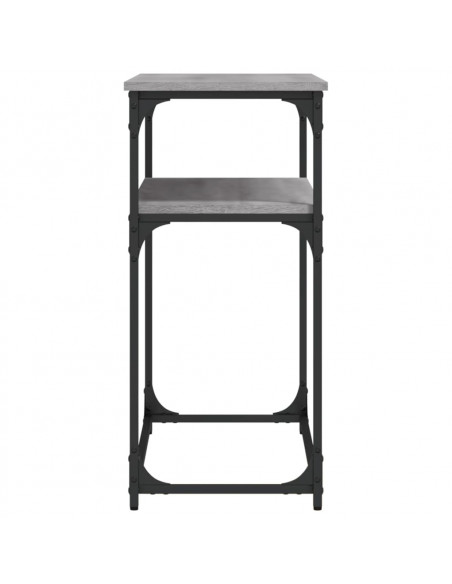 Tavolino Consolle Grigio Sonoma 100x35,5x75cm Legno Multistrato