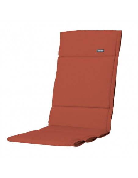 Madison Cuscino per Seduta in Fibra Panama 125x50 cm Terracotta