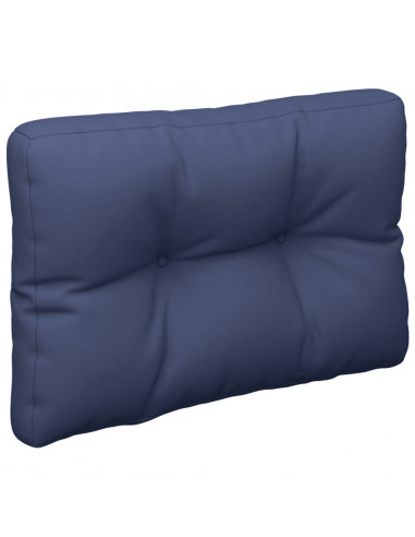 Cuscino per Pallet Blu Marino 60x40x12 cm in Tessuto