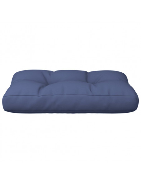 Cuscino per Pallet Blu Marino 60x40x12 cm in Tessuto