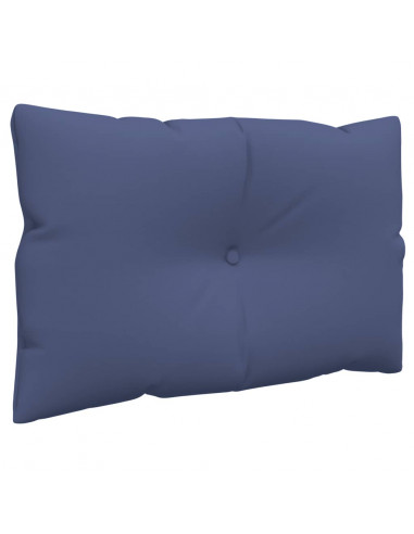 Set Cuscini per Pallet Blu Marino 60x38x13 cm in Tessuto