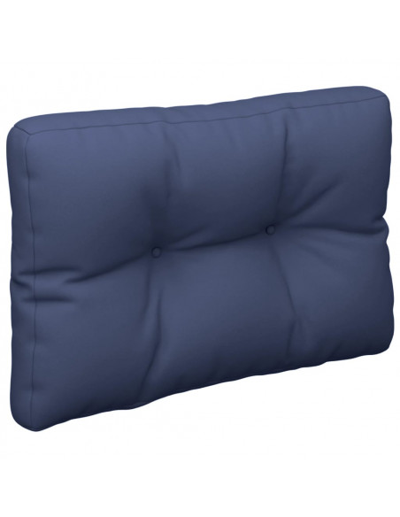 Cuscino per Pallet Blu Marino 50x40x12 cm in Tessuto