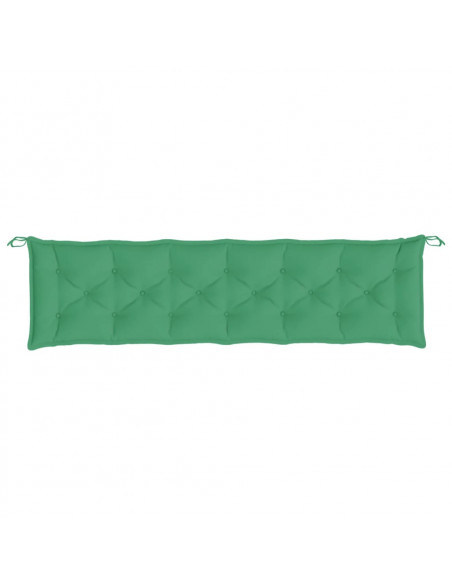 Cuscino per Panca Verde 200x50x7 cm in Tessuto Oxford