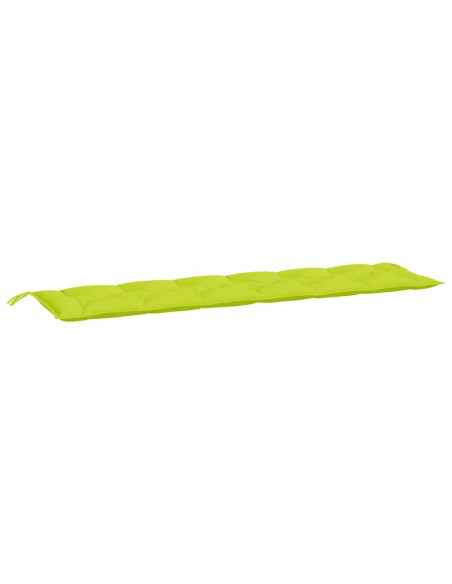 Cuscino per Panca Verde Intenso 200x50x7 cm in Tessuto Oxford
