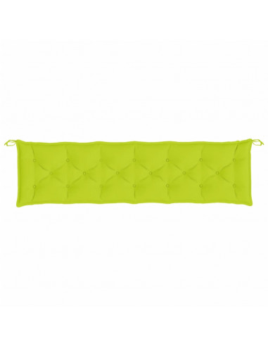 Cuscino per Panca Verde Intenso 200x50x7 cm in Tessuto Oxford