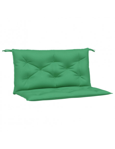 Cuscini Panca da Giardino 2pz Verdi 100x50x7cm Tessuto Oxford