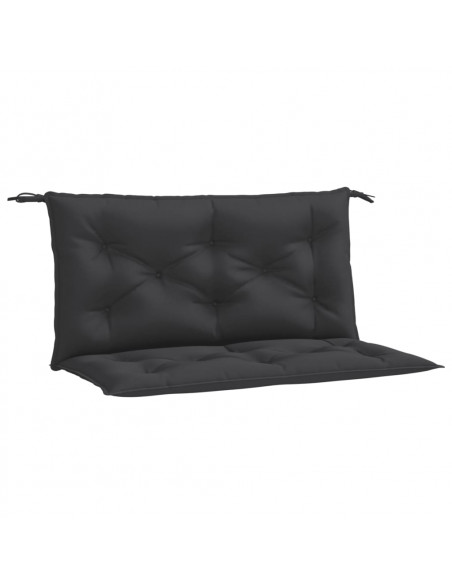 Cuscini Panca da Giardino 2pz Neri 100x50x7cm Tessuto Oxford