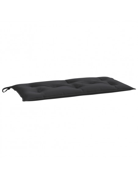 Cuscini Panca da Giardino 2pz Neri 100x50x7cm Tessuto Oxford