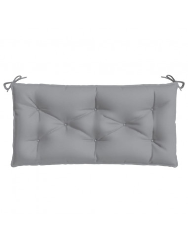 Cuscino per Panca Grigio 110x50x7 cm in Tessuto Oxford