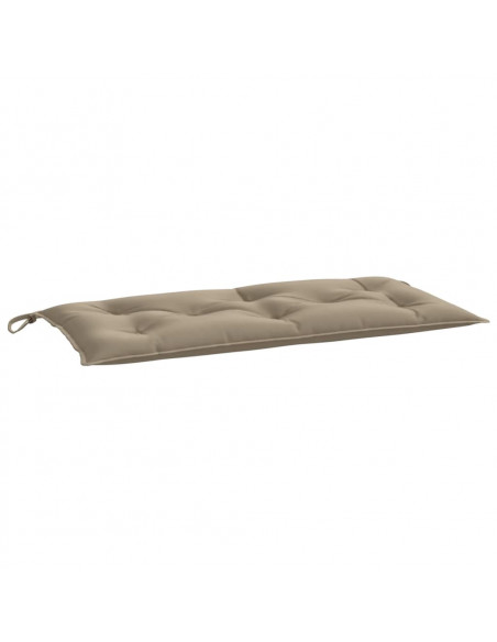 Cuscino per Panca Tortora 110x50x7 cm in Tessuto Oxford