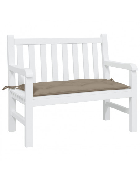 Cuscino per Panca Tortora 110x50x7 cm in Tessuto Oxford