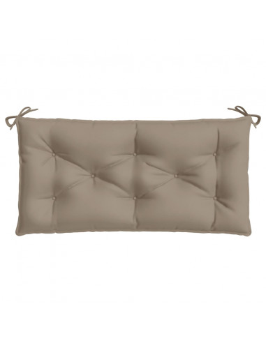 Cuscino per Panca Tortora 110x50x7 cm in Tessuto Oxford