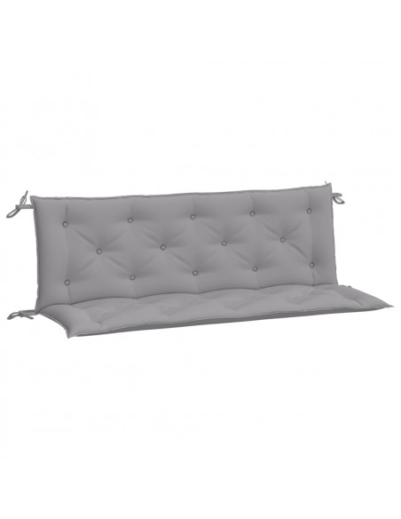 Cuscini per Panca 2 pz Grigi 150x50x7 cm in Tessuto Oxford