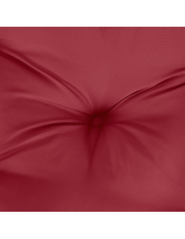 Cuscino per Panca Rosso Vino 110x50x7 cm in Tessuto Oxford