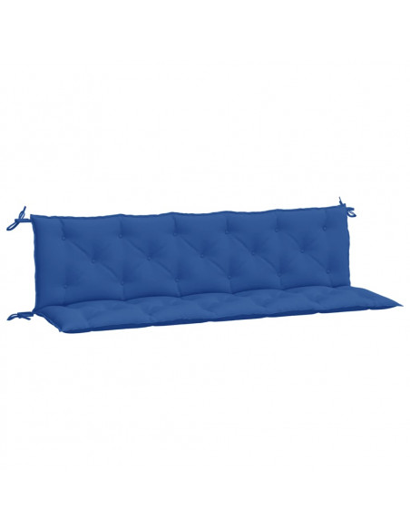 Cuscini per Panca 2 pz Blu 180x50x7 cm in Tessuto Oxford