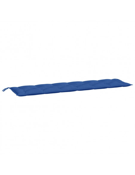 Cuscini per Panca 2 pz Blu 200x50x7 cm in Tessuto Oxford