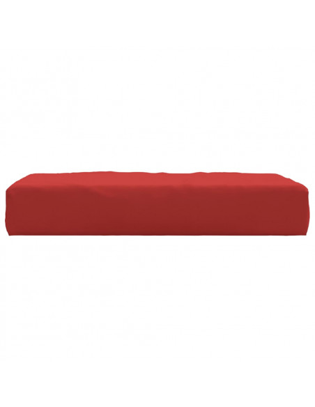 Cuscino per Pallet Rosso 60x60x8 cm in Tessuto Oxford