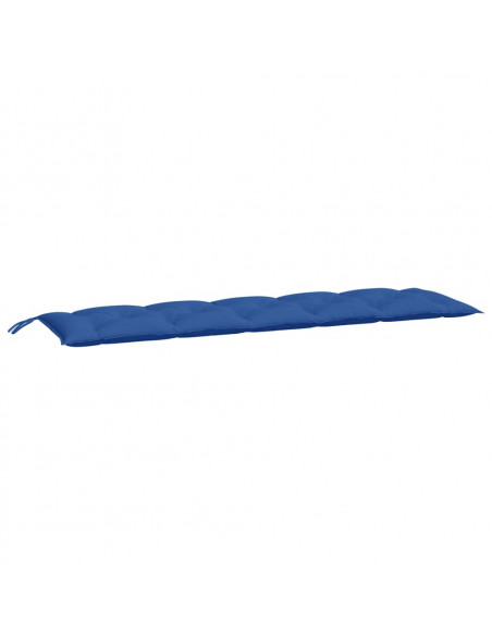 Cuscino per Panca Giardino Blu Reale 180x50x7 cm Tessuto Oxford