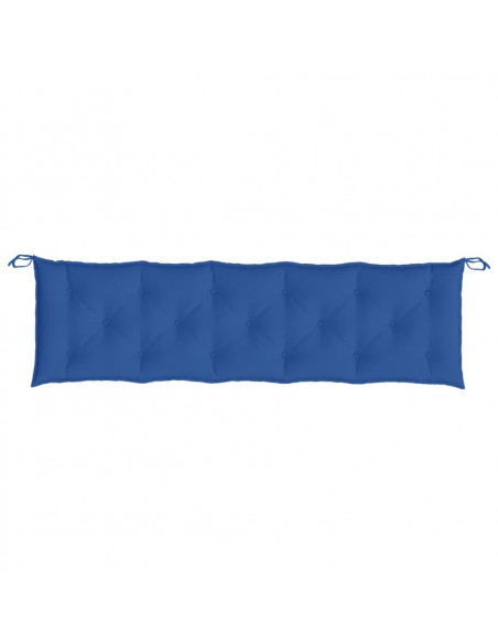 Cuscino per Panca Giardino Blu Reale 180x50x7 cm Tessuto Oxford
