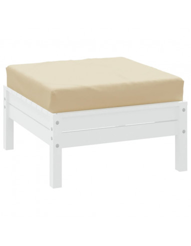 Cuscino per Pallet Beige 60x60x8 cm in Tessuto Oxford