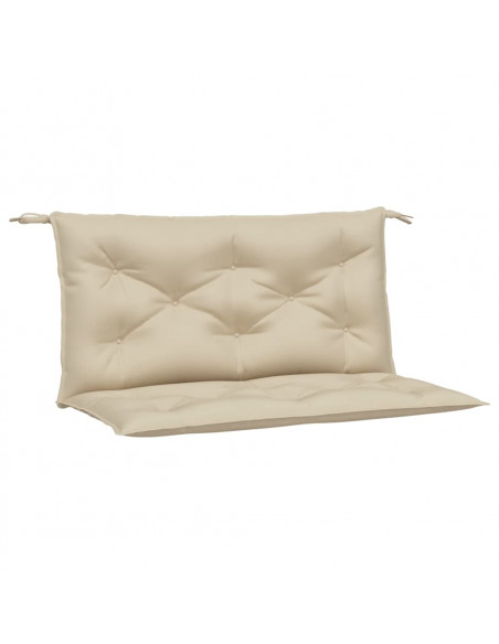 Cuscini Panca da Giardino 2pz Beige 100x50x7cm Tessuto Oxford