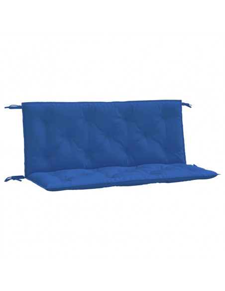 Cuscini per Panca 2 pz Blu 120x50x7 cm in Tessuto Oxford