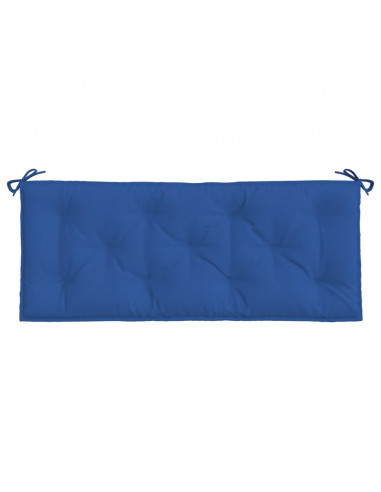 Cuscini per Panca 2 pz Blu 120x50x7 cm in Tessuto Oxford