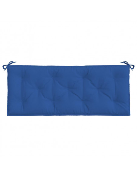 Cuscini per Panca 2 pz Blu 120x50x7 cm in Tessuto Oxford