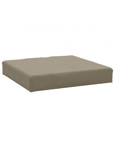 Cuscino per Pallet Tortora 60x60x9,5 cm in Tessuto Oxford