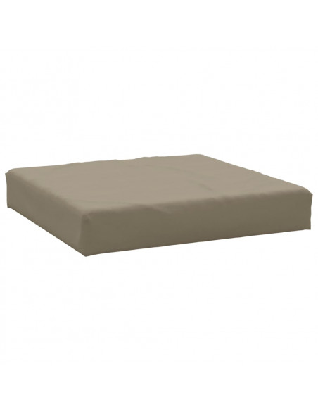 Cuscino per Pallet Tortora 60x60x9,5 cm in Tessuto Oxford