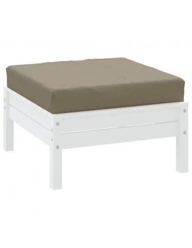 Cuscino per Pallet Tortora 60x60x9,5 cm in Tessuto Oxford