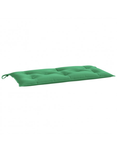 Cuscino per Panca Verde 110x50x7 cm in Tessuto Oxford