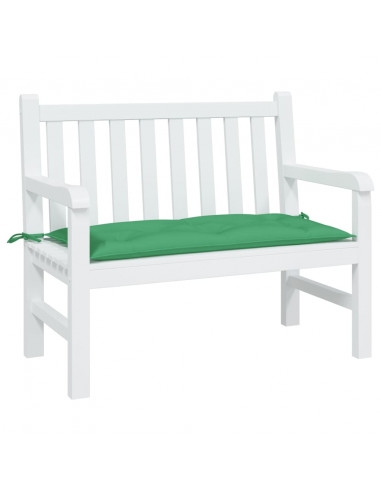 Cuscino per Panca Verde 110x50x7 cm in Tessuto Oxford